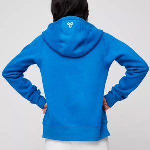 Aritzia TNA pacific zip up teal blue long sleeve hoodie size XS s…